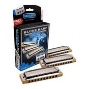 Hohner Blues Harp Pro Pack Harmonicas C, G, A image