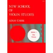 Carse: New School of Violin Studies Book 1 First P image