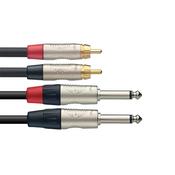 Stagg 6M/20FT Twin Cable PLG-RCAm DLX image