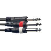 Stagg 1M/3FT Split MLD ST.PLUG−2PLUG image