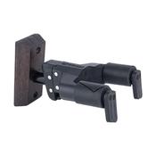Hercules Guitar Wall Hanger Brown Finish Wood Base image
