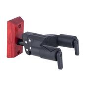 Hercules Guitar Hanger Burgundy Wood Base image