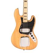 Vintage VJ74 Left Hand Bass - Maple Board - Natural Ash Body image