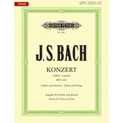 Bach: Concerto No. 1 in A minor BWV 1041 (Violin &amp; Piano) image