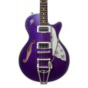 Duesenberg Starplayer TV Electric Guitar - Galaxy Purple Burst image