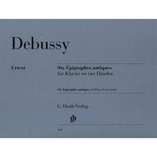 Six Epigraphes Antiques - Piano Duet image