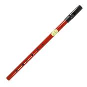 Feadog Red D Whistle, Black Top image