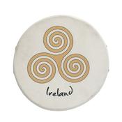 Koda Bodhran 8”x1 1⁄2” Natural - NEWGRANGE SWIRL GOLD with Beater image