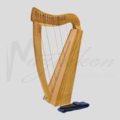 15 String Trinity Harp Mulberry Finish With Complete Kit image