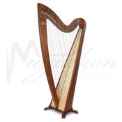 Camac Telenn Lever Harp, 34 Gut Strings in Walnut