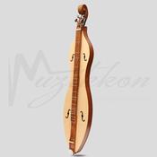 Mountain Dulcimer 4 String  F-Hole Rosewood With Nickel Finish Hardware