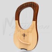 Muzikkon Lyre Harp, 10 String Engraved