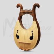 Muzikkon Lyre Harp 8 String Rosewood image