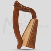 Muzikkon O'carolan Harp, 8 Strings Rosewood Knotwork image