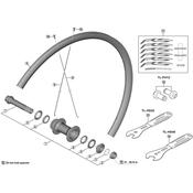 WH-R500 rear spoke 286 mm drive side