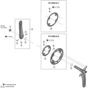 FC-M582 crank arm fixing bolt image