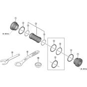 FC-M761 bottom bracket spacer 1.8 mm