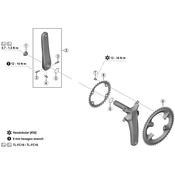 FC-7900 crank arm fixing bolt image