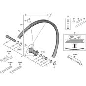 HB-M988 right hand ball retainer 5/32 x 17 mm