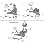 SM-AD17-S clamp band adapters, 28.6 mm