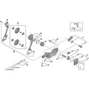RD-M786 P-axle unit and washer