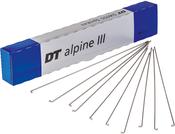 Alpine III silver spokes 13 / 15 / 14 g = 2.34 / 1