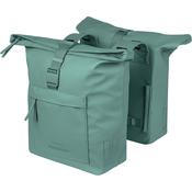 Basil Brooklyn Double Pannier Bag, 41L, silvergree