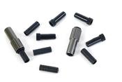 Compact in-line cable tension adjusters