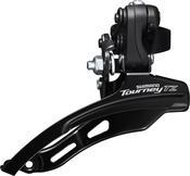 FD-TZ500 6-speed MTB front derailleur, down swing, image