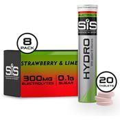 GO Hydro Tablet - 8 tubes - strawberry and lime