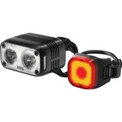 Blinder Road 600 Front Light + Blinder Mini Square
