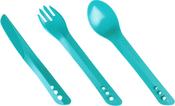 Ellipse Knife, Fork &amp; Spoon Set - Teal image