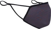 3D reusable face covering, printed zig camo navy /