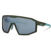 Enigma Matt Olive Sunglasses - 3 Lens Pack - Smoke image