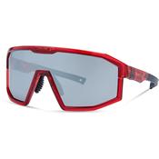Enigma Crystal Gloss Red Sunglasses - 3 Lens Pack image