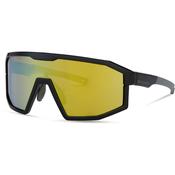 Enigma Gloss Black Sunglasses - Bronze Mirror Lens image