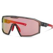 Enigma Crystal Smoke Sunglasses - Pink Rose Mirror image