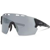 Stealth Matt Black Sunglasses - Silver Mirror Lens image