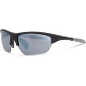 Mission Matt Black Sunglasses - Silver Mirror Lens image