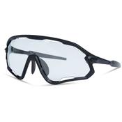 Code Breaker Matt Black Sunglasses - Clear Lens image
