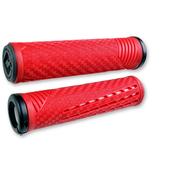 CF BMX / MTB Lock On Grips 135mm - Red / White image