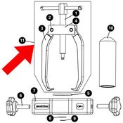 1191A - Caliper assembly CBP-3 (1192-2;1193-2;1191