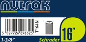16 x 1 3/8th inch Schrader inner tube image