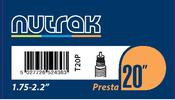 20 x 1.75 - 2.125 inch Presta inner tube image