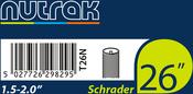 26 x 1.5 - 2.0 inch Schrader inner tube image