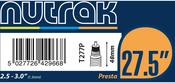 27.5 inch or 650B x 2.5 - 3.0 Presta inner tube image