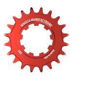 Solo-XD 20Â Tooth Cog, 7075 aluminum, Red