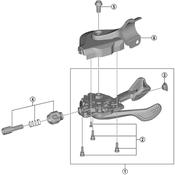 SL-U5000 Left hand shift lever unit image