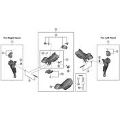ST-R3000 right hand main lever assembly