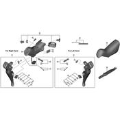 ST-R8050 left hand bracket unit